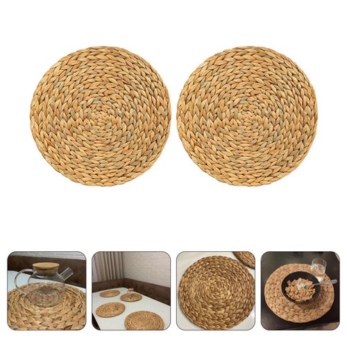 Pcs small wicker placemats - pcs,