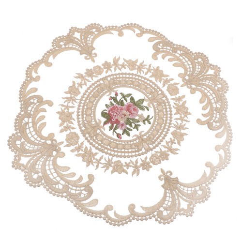 Small desk mat retro - , lace