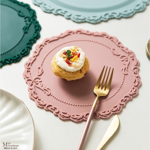 2pcs silicone coaster table - 1/2pcs,