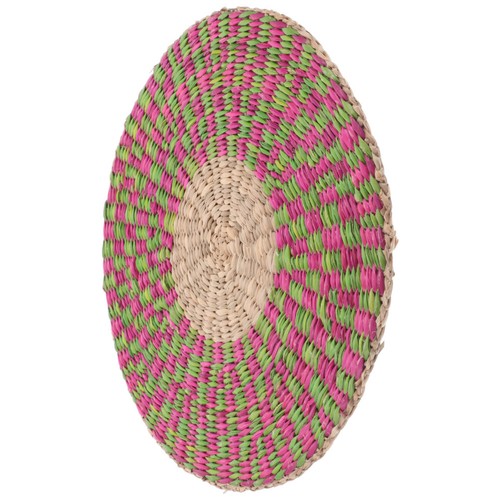 Round braided placemats table - braided,