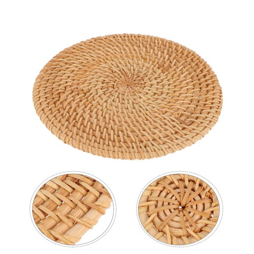 Round braided placemats - round,