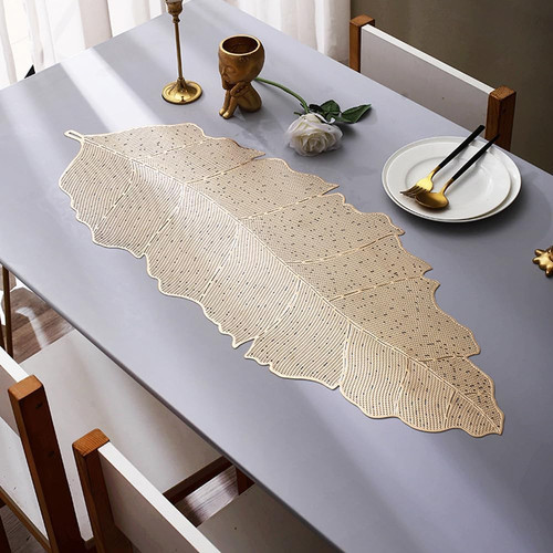 Pvc table runner non slip - table,